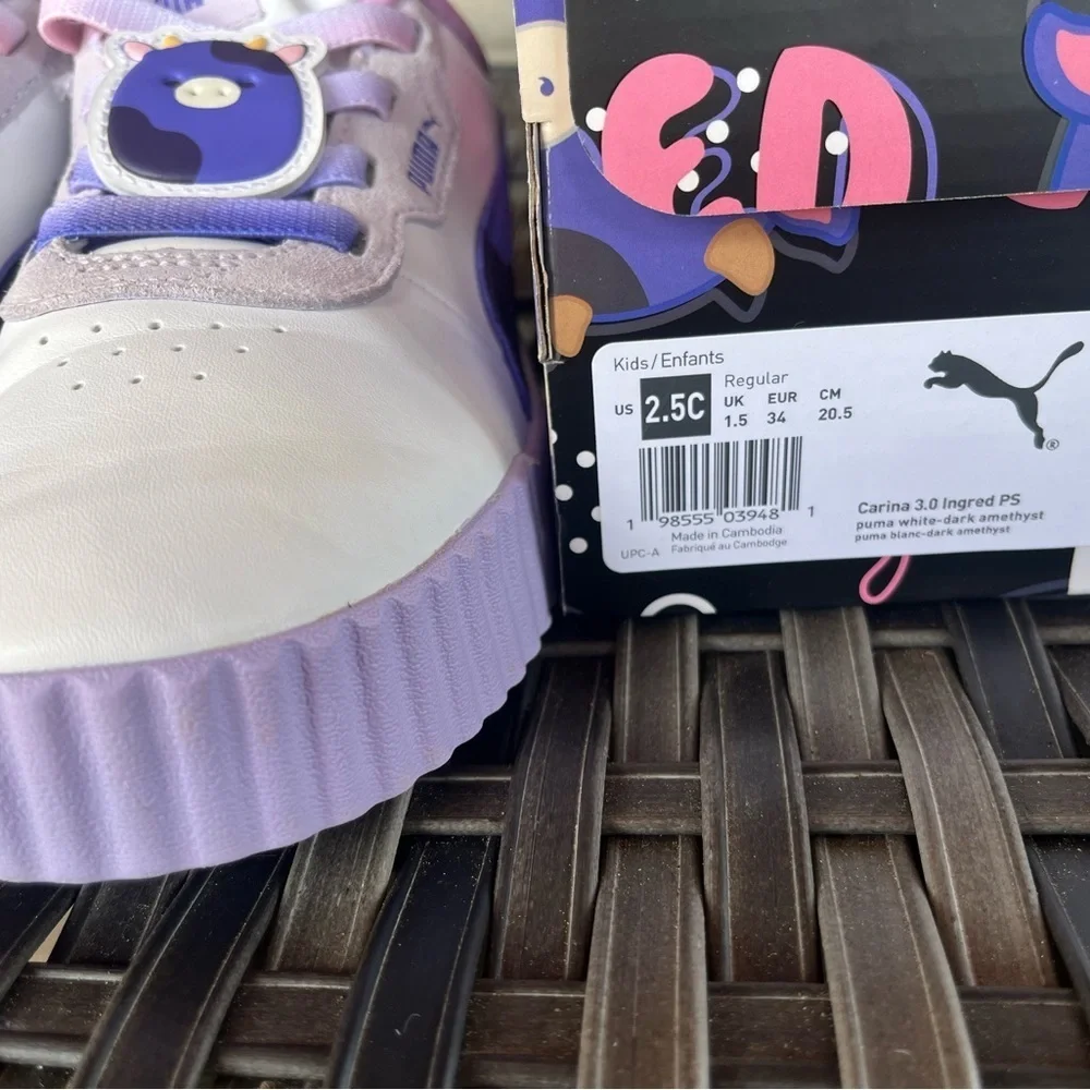 Puma Kids Sneakers - White and Purple